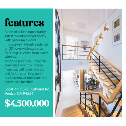 Informative Instagram Post Maker to Promote a Real Estate Home