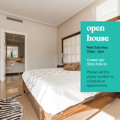 Instagram Post Maker Featuring Info for a Real Estate Appointment