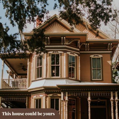 Instagram Post Creator Featuring a Real Estate Theme