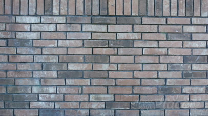 Poster Video Mockup on a Bricks Wall