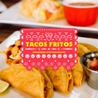 Cinco de Mayo-Themed Instagram Post Generator Featuring Mexican Party Banners