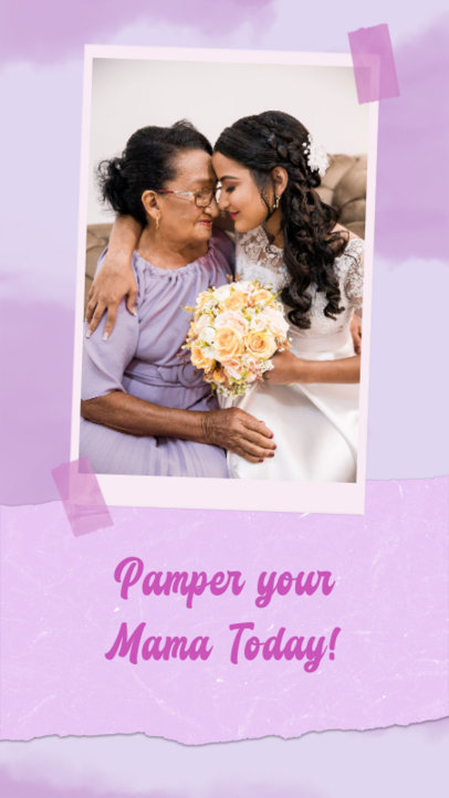 Instagram Story Maker With a Mother’s Day Message and an Instant Picture Frame 4560d