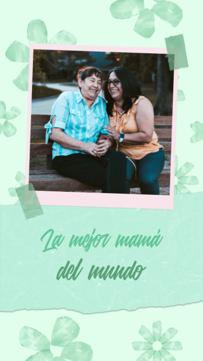 Facebook Story Generator for Mother’s Day Featuring an Instant Picture Frame 4560g
