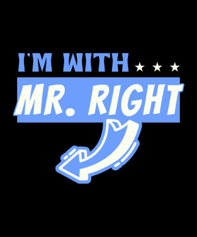 T-Shirt Design Maker Featuring a Left Pointing Arrow Sticker