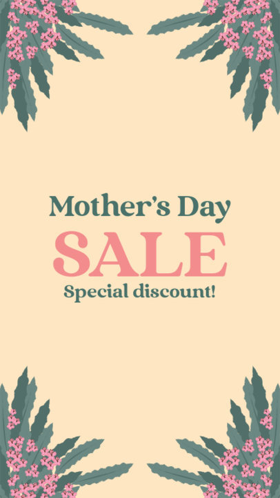 Instagram Story Maker for a Special Mother's Day Sale