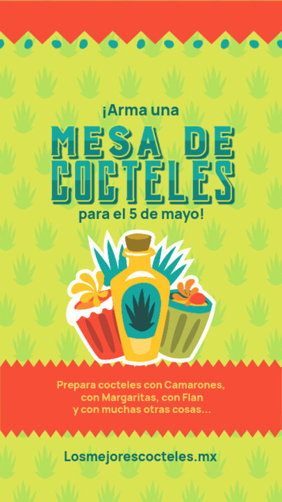 Colorful Instagram Story Generator Featuring Cinco de Mayo Party Ideas