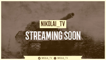 Twitch Screen Maker for a COD-Inspired Streaming Channel