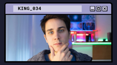 Twitch Webcam Frame Generator Featuring a Retro Aesthetic 4423k 4586