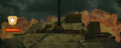 Twitch Profile Banner Creator Featuring a Call of Duty-Inspired Background