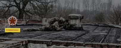 Twitch Profile Banner Maker for FPS Gaming Streamers Featuring a COD-Inspired Aesthetic