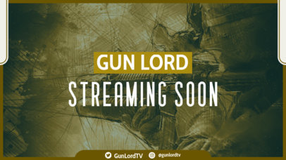 Twitch Screen Template for Gamers Featuring Call of Duty-Inspired Graphics