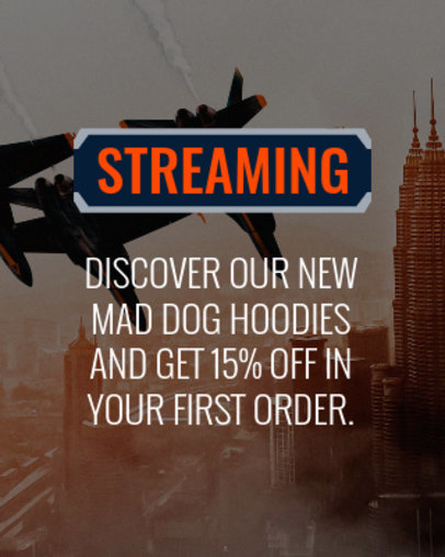 Twitch Info Panel Creator for Fps Streamers Featuring Warplanes in the Background 4479n-4583