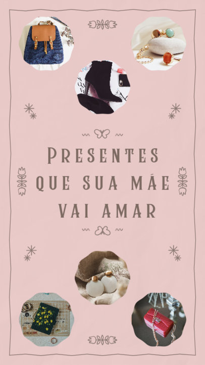 Instagram Story Maker with Presents Ideas for Mother's Day