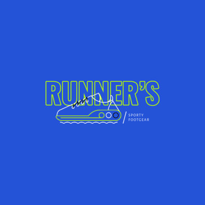 Trendy Logo Maker for a Sporty Footgear Brand