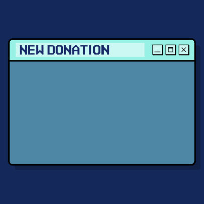 Retro-Style Twitch Alert Design Creator for New Donations