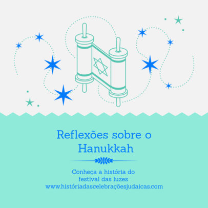 Podcast Cover Creator for a Show About Hanukkah 5092f