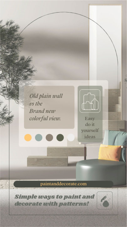 DIY Instagram Story Maker Featuring a Home Decor Theme 5097