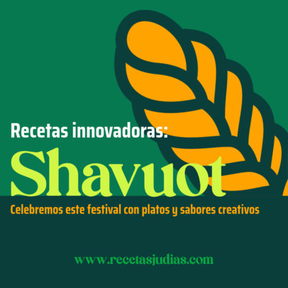 Podcast Cover Creator to Share Jewish Recipes 5095a