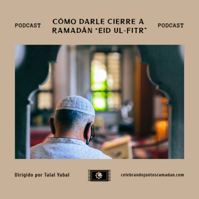 Cultural Podcast Cover Maker to Talk About the Ramadan Celebration 5091d