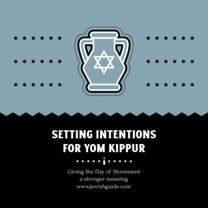 Podcast Cover Creator for an Episode About a Jewish Festivity 5093b