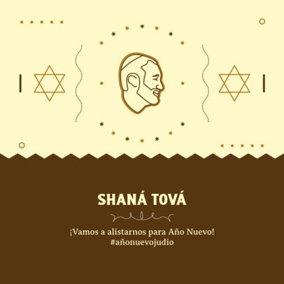 Illustrated Podcast Cover Maker to Talk About Jewish New Year 5093d