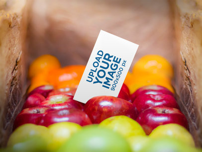 Business Card On Fruits 2234