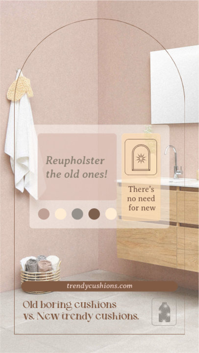 Home Decor Instagram Story Creator with a DIY Theme 5097b