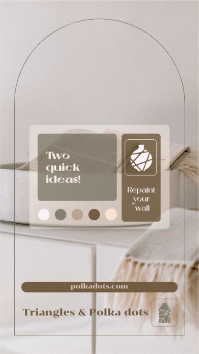 Home Decor-Themed Instagram Story Maker Featuring DIY Tips 5097d