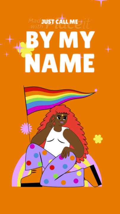 Adorable Animated Instagram Story Video Maker for Pride Month