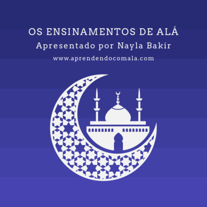 Podcast Cover Generator Featuring a Muslim-Themed Graphic 5089e