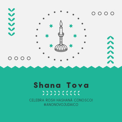 Judaism Podcast Cover Creator for a Show About Jewish Traditions 5093f