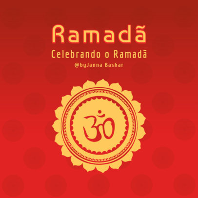 Podcast Cover Generator for an Episode About Ramadan 5088e