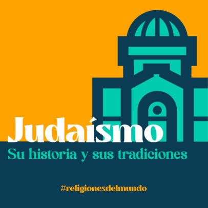 Historical Podcast Cover Generator with a Judaism-Theme 5095c