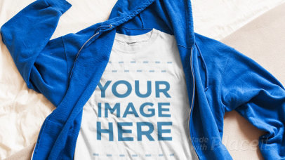 T-Shirt Stop Motion and a Hoodie Unzipping