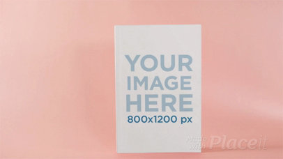 Paperback Book Stop Motion Coming In And Out of a Pink Environment