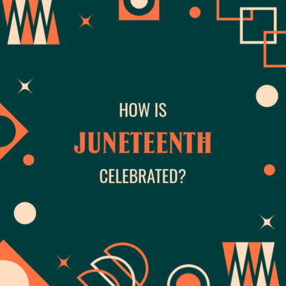 Instagram Post Generator for a Juneteenth Celebration 4601e