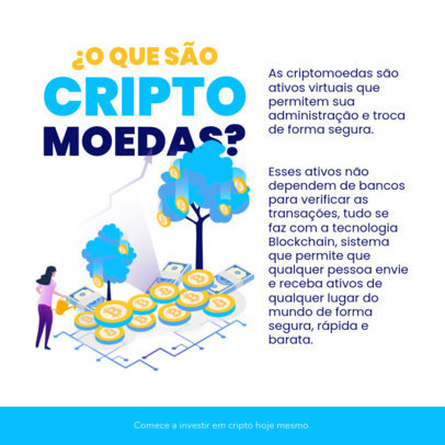 Instagram Post Maker with Information About Cryptocurrencies 5121b-el1
