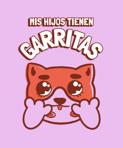 Cute Father's Day T-Shirt Design Maker for a Dog Owner