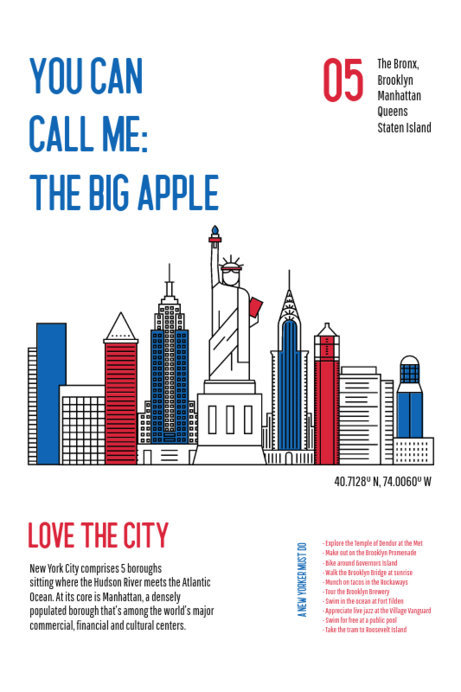 Placeit - Illustrated Poster Design Creator with a New York Theme