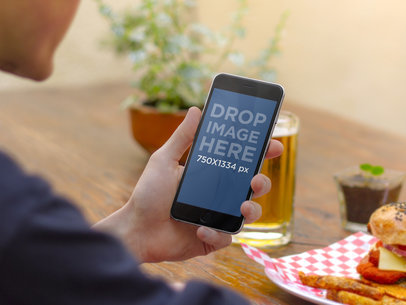 iPhone 6 At The Lunch Time