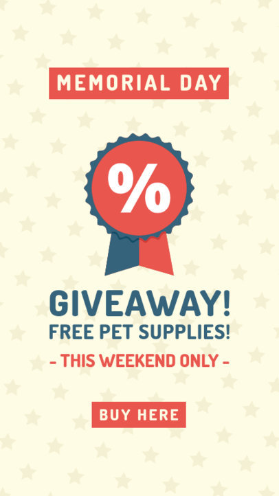 Facebook Story Maker for a Memorial Day Giveaway 4590d