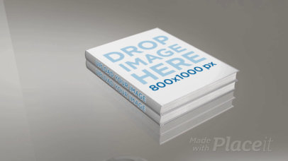 Two Hard Cover Books Video Lying on a White Surface