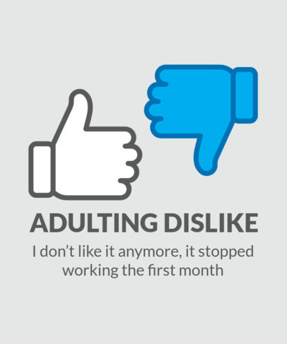 T-Shirt Design Maker Featuring Illustrated Graphics with Bad Reviews