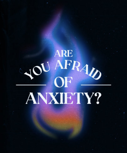 Fun T-Shirt Design Template Inspired by Are You Afraid of the Dark?