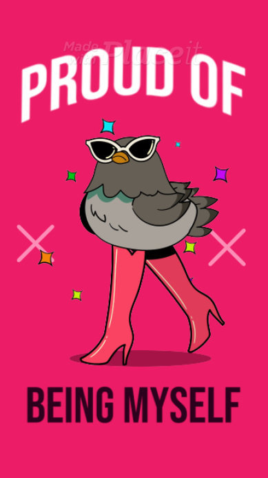Pride-Themed Instagram Story Video Creator Featuring a Funny Animated Character
