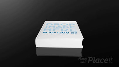 Video of a Hardcover Book Lying in a Dark Room