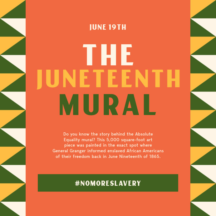 Juneteenth-Themed Instagram Post Creator with Important Facts