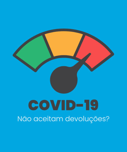 T-Shirt Design Maker Featuring a Gauge Meter for a Sarcastic COVID-19 Review 4611d