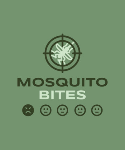 T-Shirt Design Generator Featuring a Review of Mosquito Bites 4610b