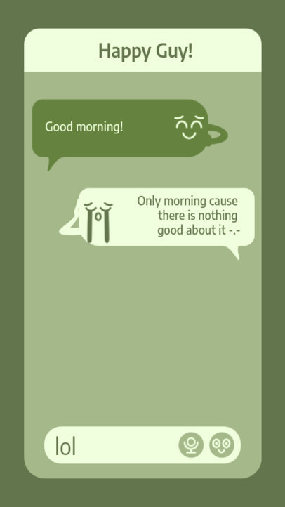 WhatsApp-Inspired Instagram Story Maker with a Layout Inspired by a Chat